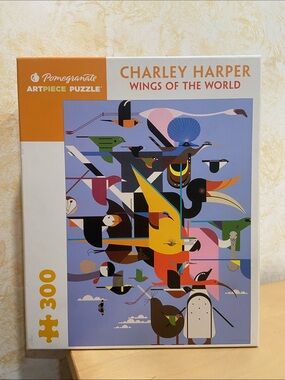 Pomegranate Charley Harper Wings of the World - 300 Piece Puzzle